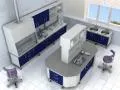 На фото Лабораторная мебель